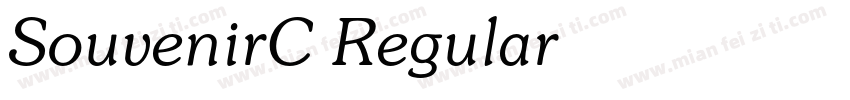 SouvenirC Regular字体转换